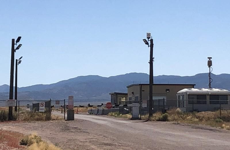 Corrected Alien enthusiasts descend on Nevada desert near secretive US base