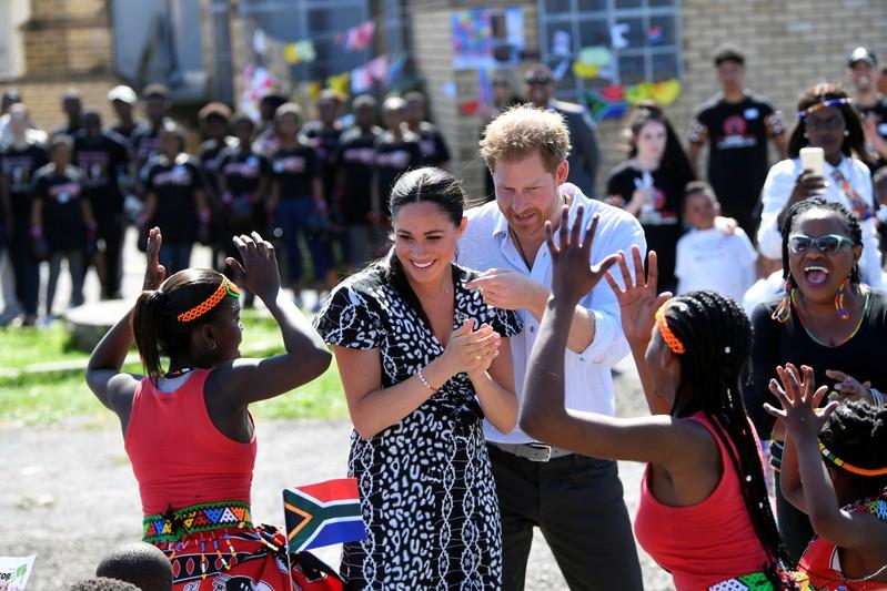 UKs Harry and Meghan start South African tour in Nyanga township