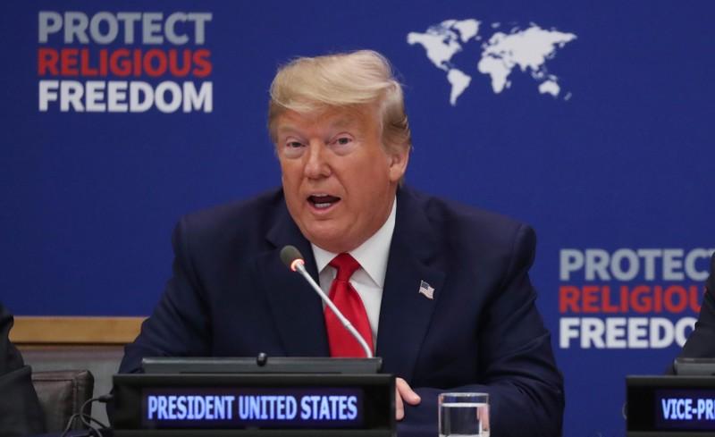 At U.N., Trump pushes religious freedom at event slamming China over Uighurs At U.N., Trump pushes religious freedom at event slamming China over Uighurs