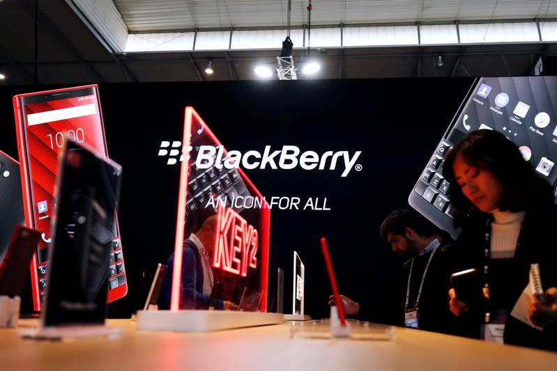 BlackBerry shares plunge to near 4-year low on outlook cut, revenue miss