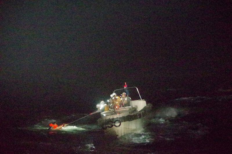 Cattle ship capsized in storm off Japan rescued crewman says