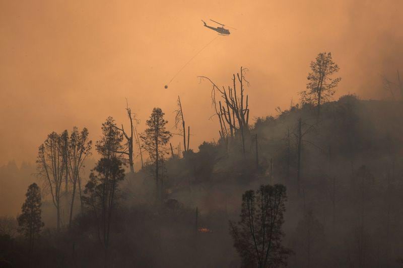 Worse than combat Helicopters rescue hundreds from California wildfire