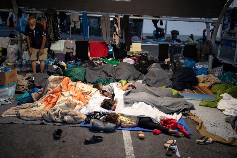 Fedup Lesbos islanders migrants stuck waiting for Europe to decide