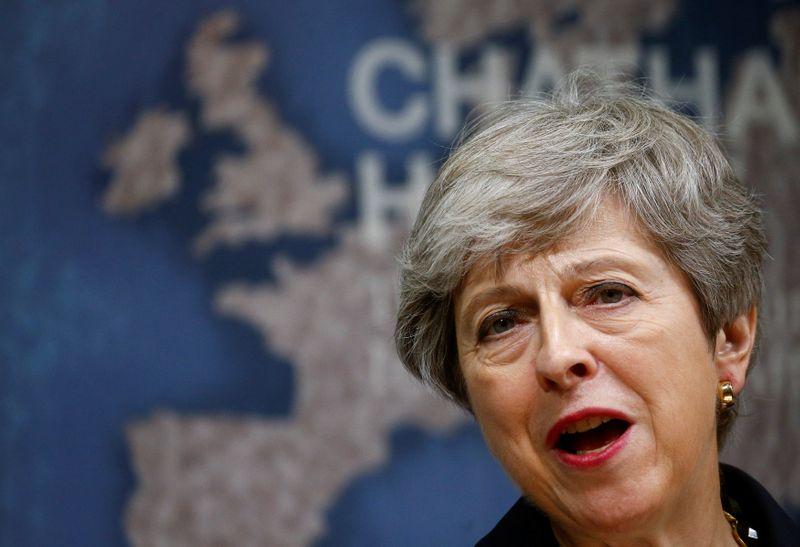 Former UK PM May says government putting UK integrity at risk could damage Northern Ireland peace