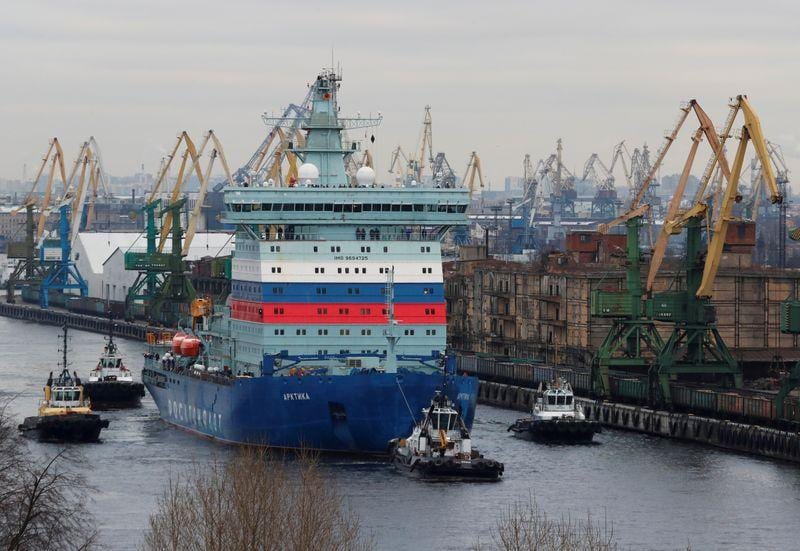 Russia says worlds largest nuclear icebreaker embarks on Arctic voyage
