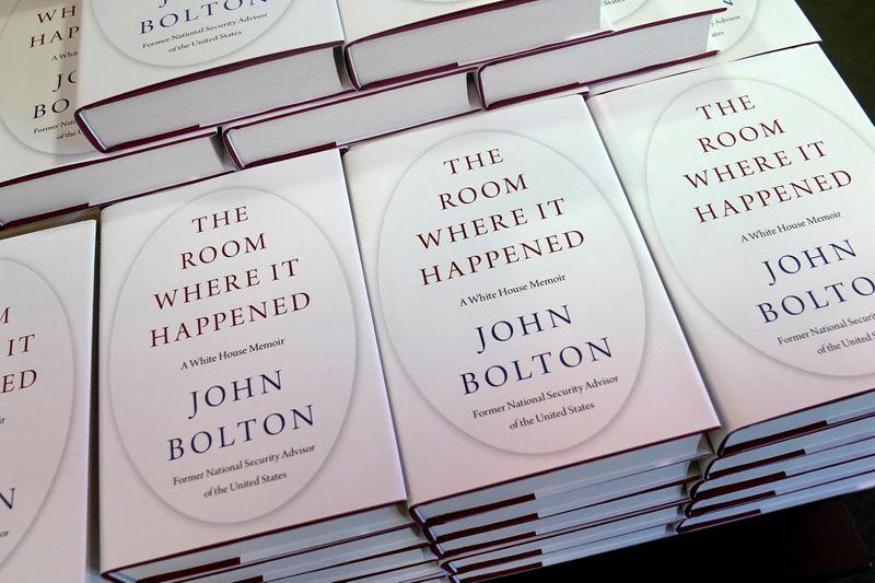 White House is accused of wrongly intervening to block John Bolton book