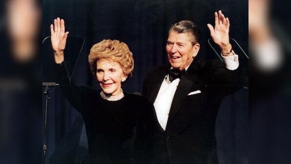 Ronald Reagan hologram greets visitors at ex-president's library