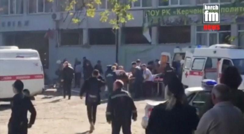 Teenager kills 19 in Crimea college shooting Russian officials