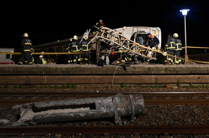 Taiwan train crash kills 18 in deadliest rail tragedy in decades