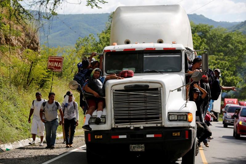 USbound Central American migrants on the move in Mexico