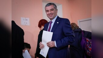 Exit polls contradictory in Georgia presidential vote