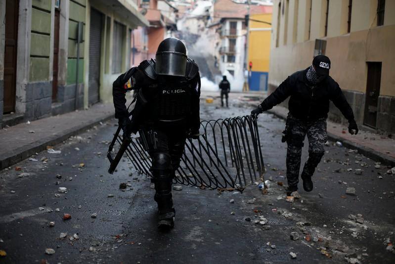 Ecuador arrests 370 people in two days of anti-austerity protests