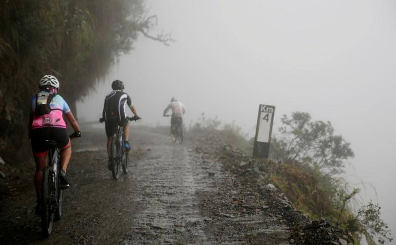A 70-year old biking grandmother conquers Bolivia’s ‘Death Road’