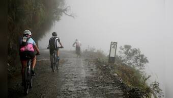 A 70-year old biking grandmother conquers Bolivia's 'Death Road'