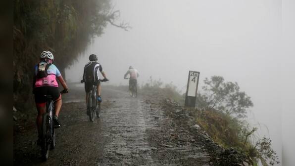 A 70-year old biking grandmother conquers Bolivia's 'Death Road'