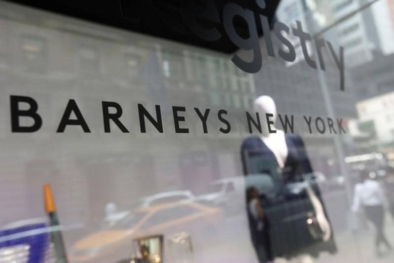 Barneys nears bankruptcy deal with Authentic Brands Saks owner  sources