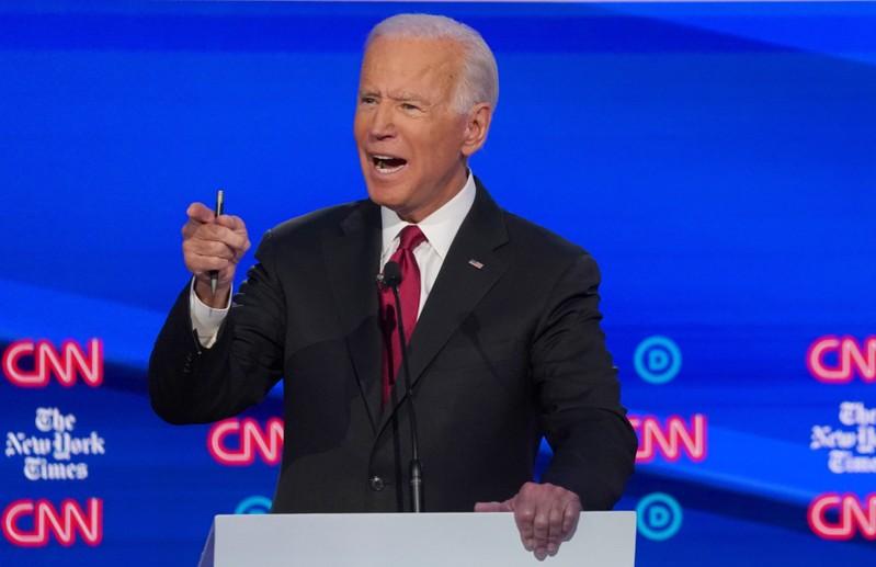 Presidential candidate Biden has less campaign cash than top Democratic rivals