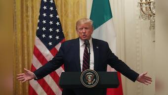 Trump broaches tariffs to solve U.S.-EU trade problems, but says 'would be too harsh'