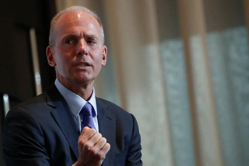 Boeing CEO says fully supportive of boards decision to split jobs  letter