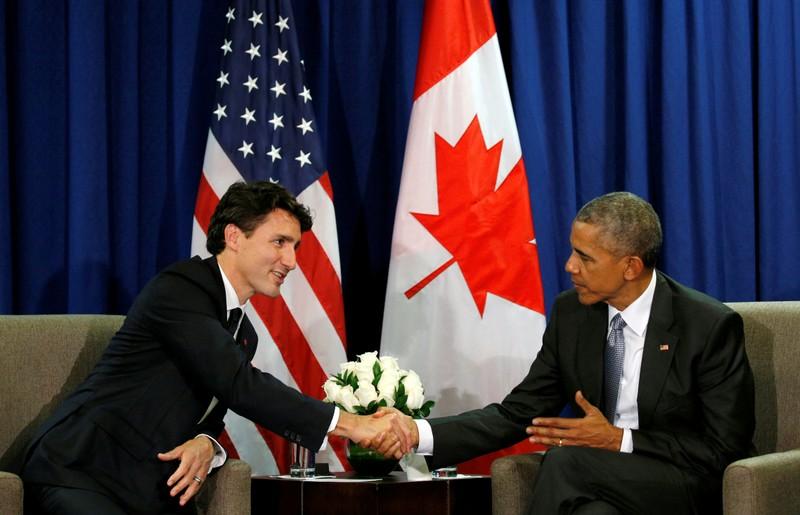 Obama tweets support for Canadian PM Trudeau in reelection campaign