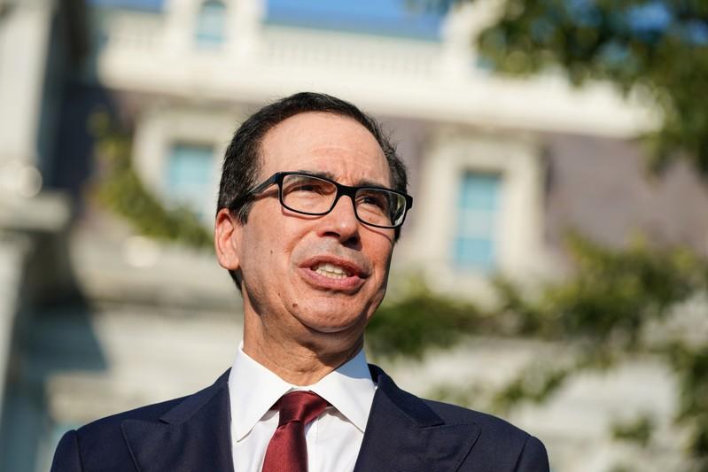 U.S., Chinese teams working on Phase 1 trade deal text - Mnuchin U.S., Chinese teams working on Phase 1 trade deal text - Mnuchin