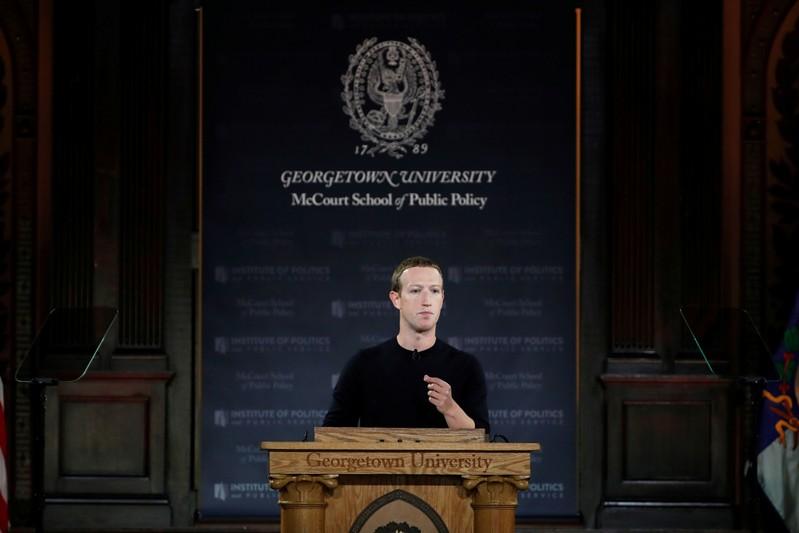 Facebook's Zuckerberg hits pause on China, defends political ads policy