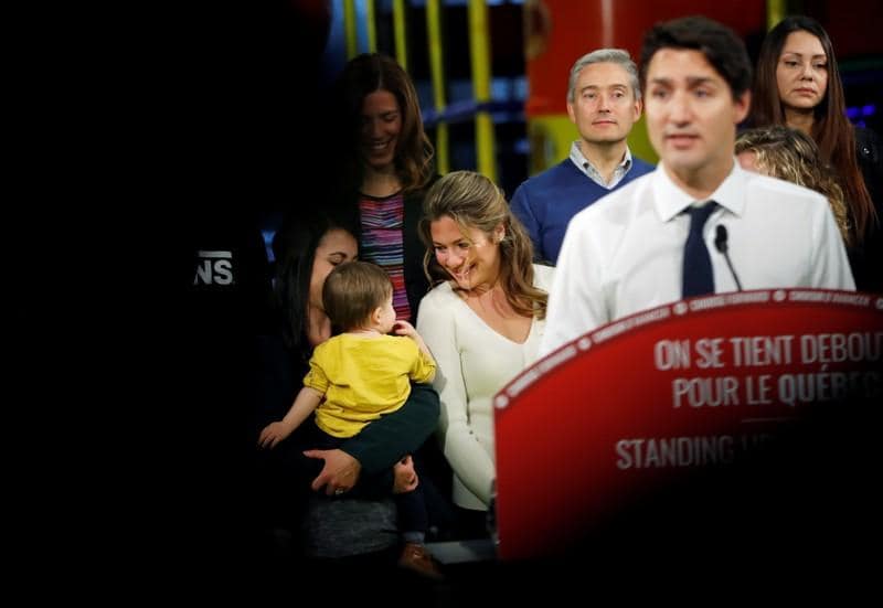 Canadas Trudeau should resign if he fails to win the most seats  Conservative leader