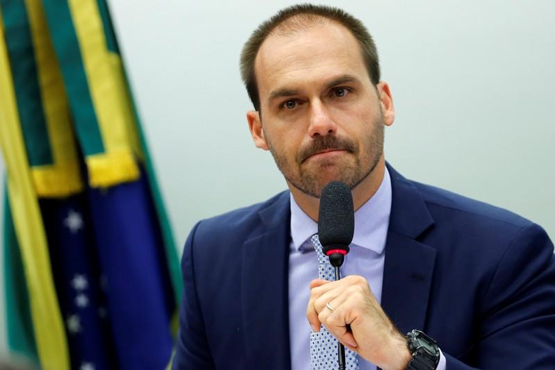 Brazil's Eduardo Bolsonaro takes over as PSL lower house whip Brazil's Eduardo Bolsonaro takes over as PSL lower house whip
