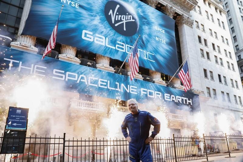 Richard Bransons Virgin Galactic soars before crashing to earth in NYSE debut