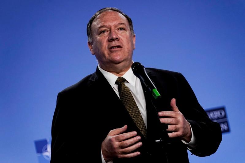 Democratic senator seeks review of Pompeo adherence to bar on political activities Democratic senator seeks review of Pompeo adherence to bar on political activities