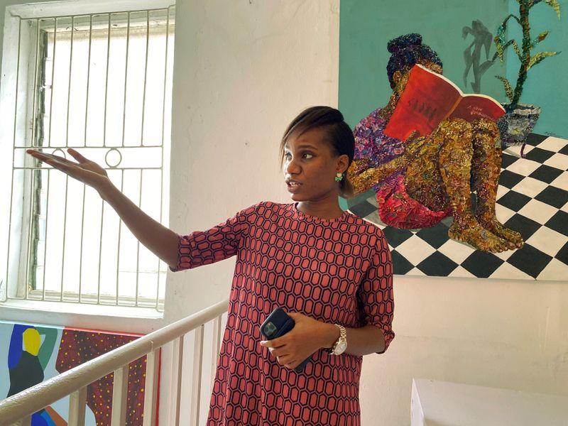 Cut from the same cloth Nigerian waste fabric becomes art