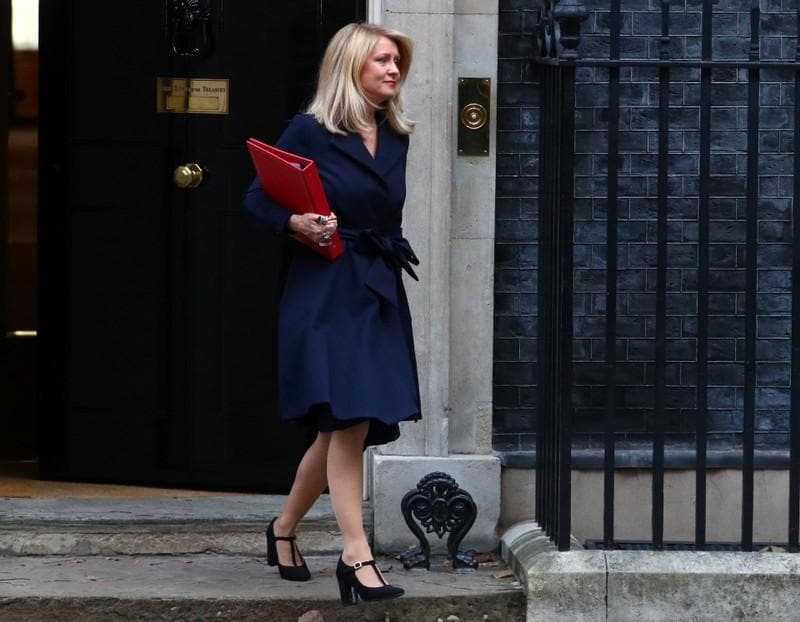 Britains work and pensions minister McVey quits over Brexit deal