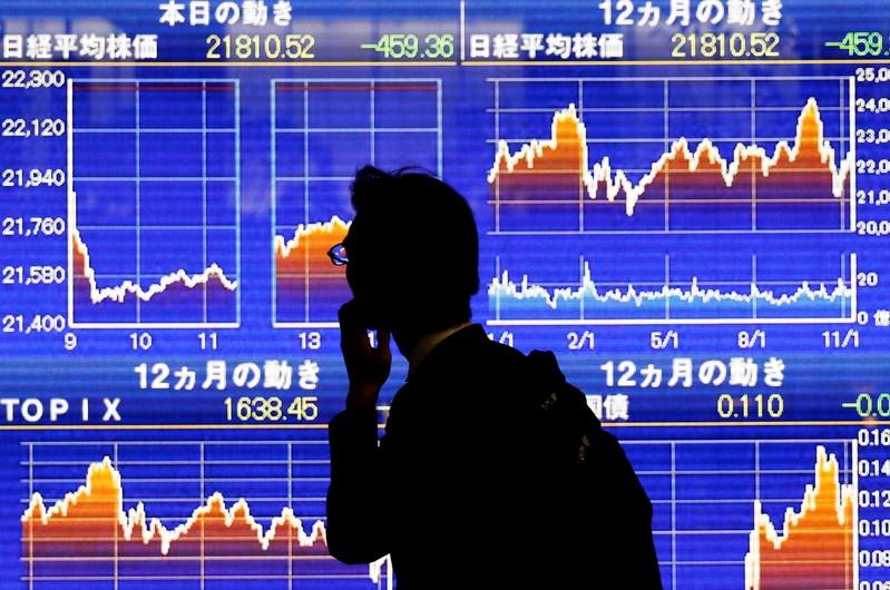 Global markets Sterling scarred by Brexit turmoil Asia shares cling to trade hopes