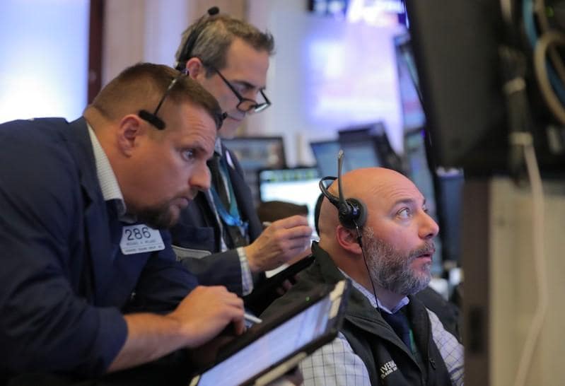 Wall Street advances on trade optimism Nvidia Facebook lag