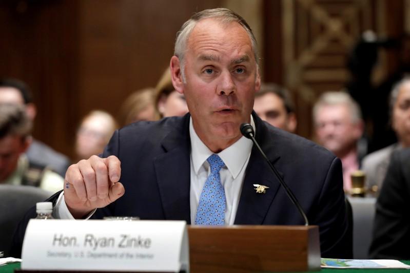 Interiors Zinke says California fires partly due to environmentalists