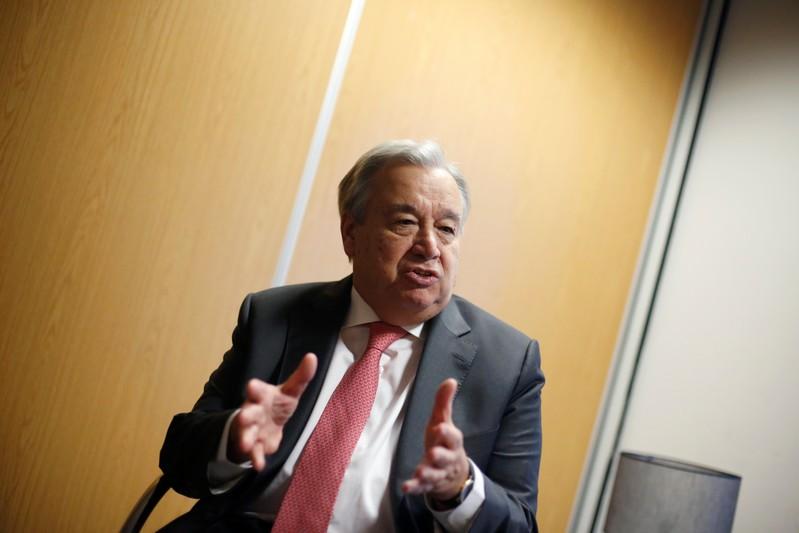 U.N.’s Guterres hopes Yemen peace talks will resume by year-end