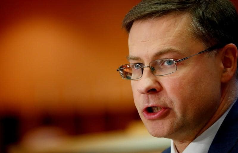 EU eyes financial stress tests over climate risks  Dombrovskis