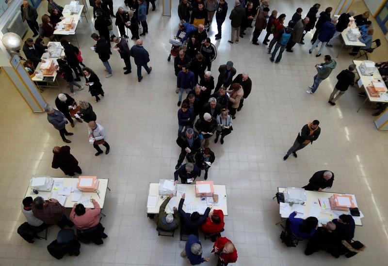 Spanish voter turnout at 568 at 6 pm down from April election