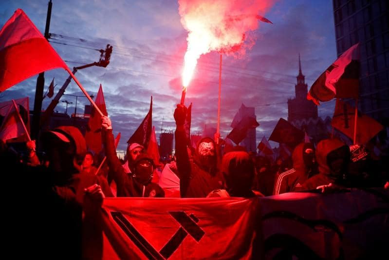 Polish farright groups march on independence anniversary