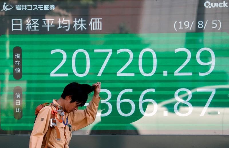 Asian shares soft as trade doubts creep back in