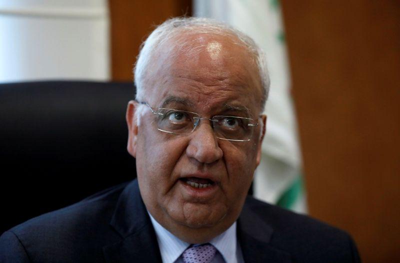 Palestinians declare three days of mourning for Saeb Erekat