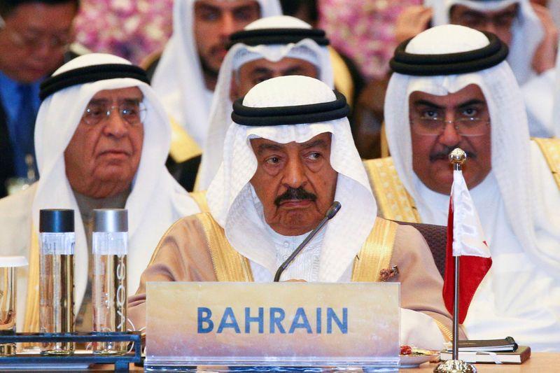 Bahrains Sheikh Khalifa quelled opposition unrest defended dynastic rule