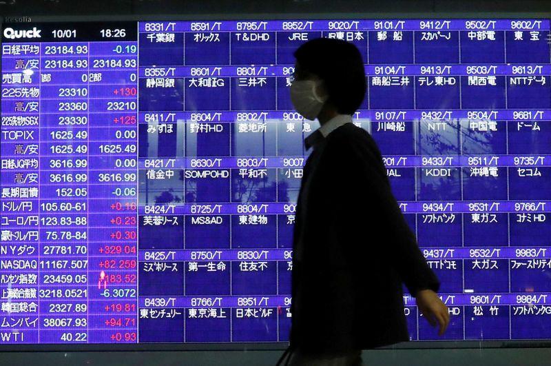 Asia stocks gain after vaccine hopes push Wall Street to record highs