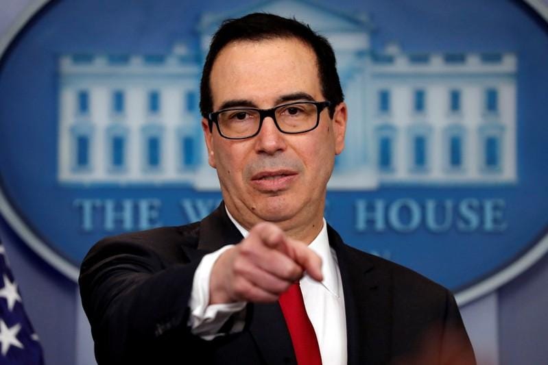 US regulators tell Mnuchin nothing out of ordinary in markets  Bloomberg