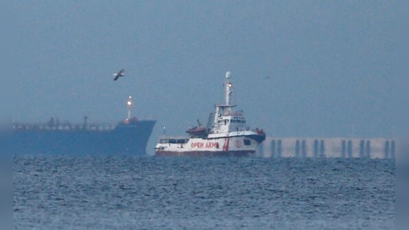 Open Arms rescue ship docks in Spanish port with 308 migrants on board