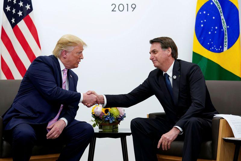 US wont levy threatened tariffs on Brazil steel Trump told Bolsonaro
