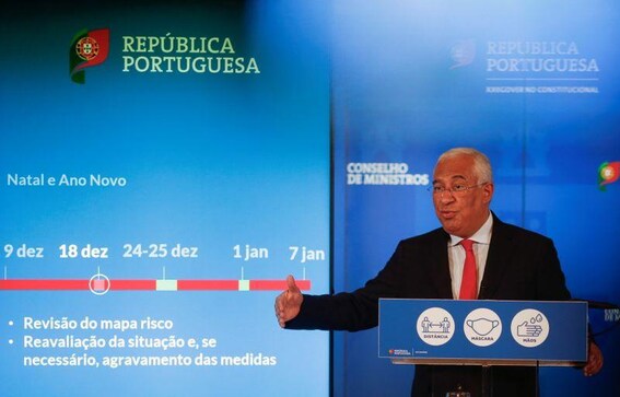 Portugal to ease COVID-19 rules for Christmas, but not New Year Portugal to ease COVID-19 rules for Christmas, but not New Year