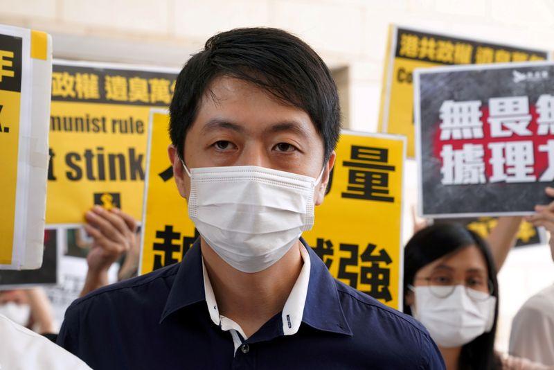Hong Kong police asked banks to freeze exlawmaker Huis accounts