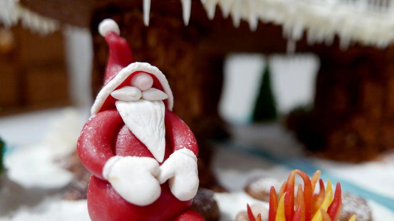 Socially distanced gingerbread illustrates Swedens pandemic year