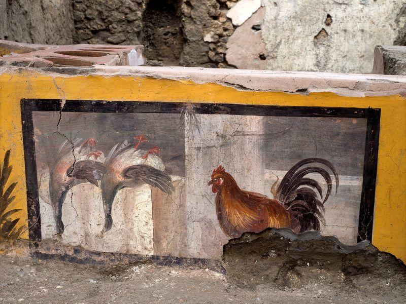 Archaeologists uncover ancient street food shop in Pompeii Archaeologists uncover ancient street food shop in Pompeii